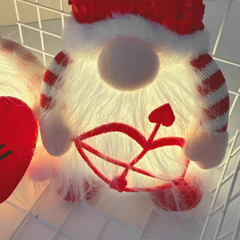 LED Glowing Faceless Gnome Plush Doll | Holiday & Valentine Décor Holiday Gnome Ornament Babs