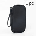Portable Electronics Organizer Case – Waterproof Travel Pouch Electronics Organizer Case Babs Black Single Layer