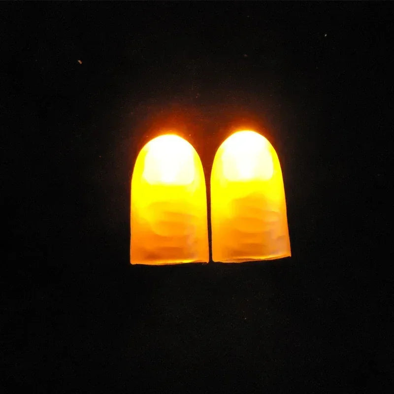 Light-Up Flash Finger Toy – Glow Magic Trick Party Prop Magic Trick Toy Babs yellow