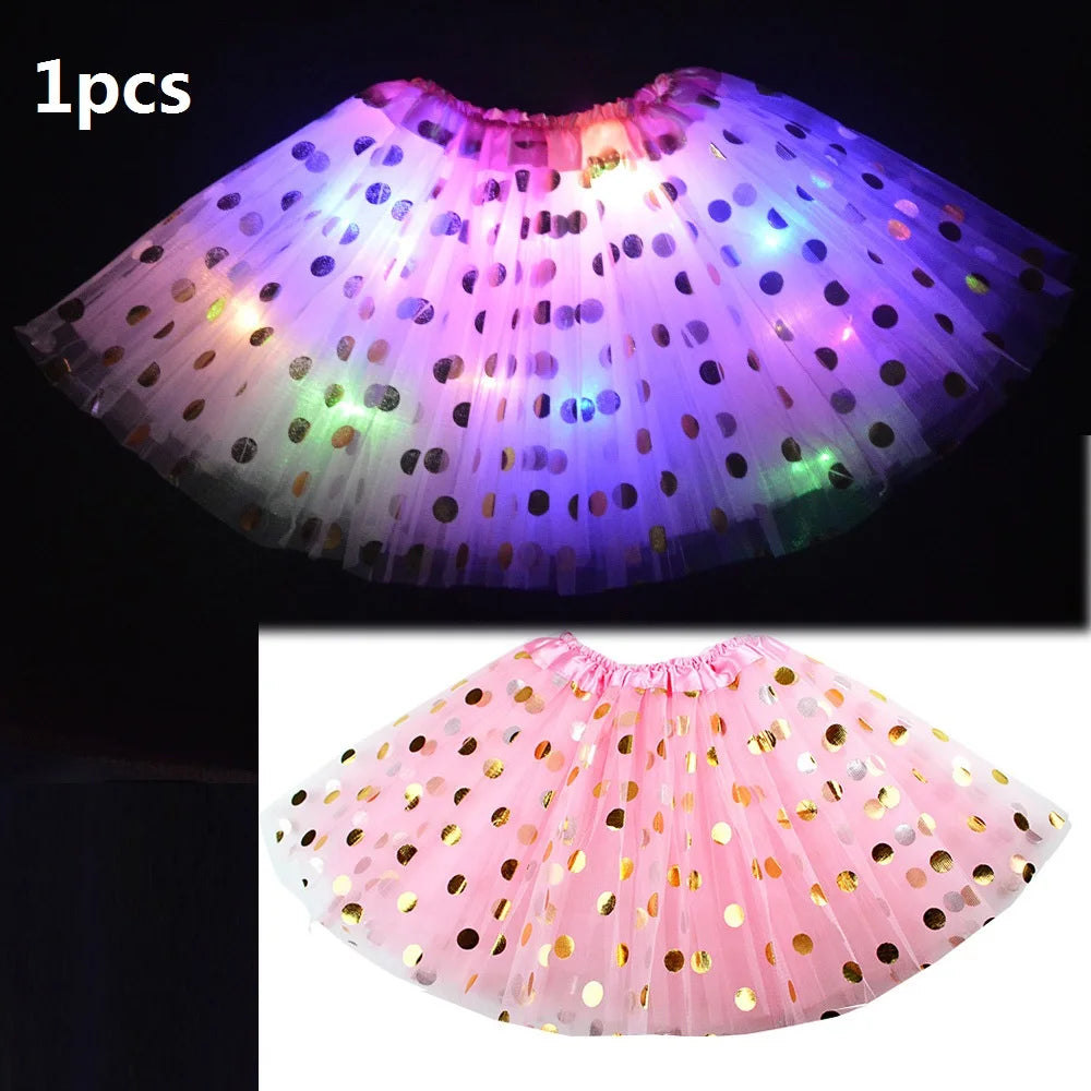 Girls Fairy Angel Glowing Butterfly Wings & Wand Costume Set Kids Costume Set Babs pink skirt