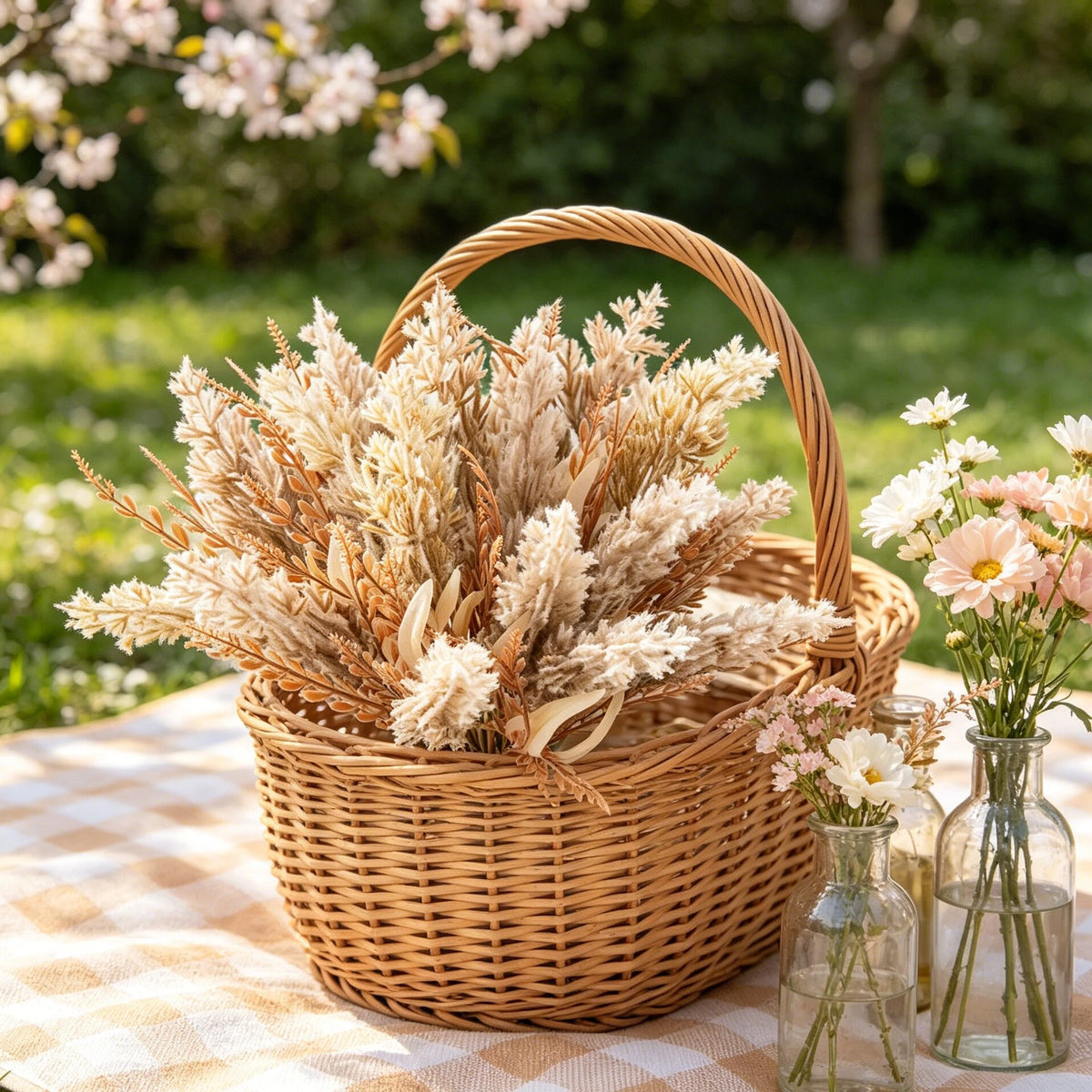 Artificial Silk Reed Stems – Wedding & Home Décor Artificial Flower Stems Babs