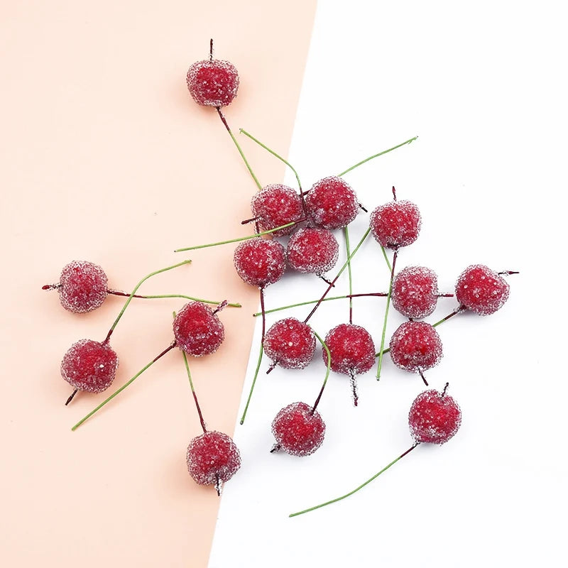 100Pcs Foam Artificial Cherries – Crafts, Party & Home Décor Artificial Fruit Decor Babs style 3 200pcs