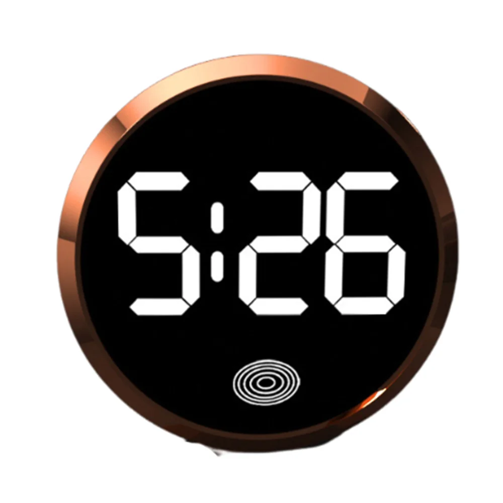 Touch-Activated LED Car Dashboard Clock – Mini Digital Clock Car Dashboard Clock Babs B - White Light