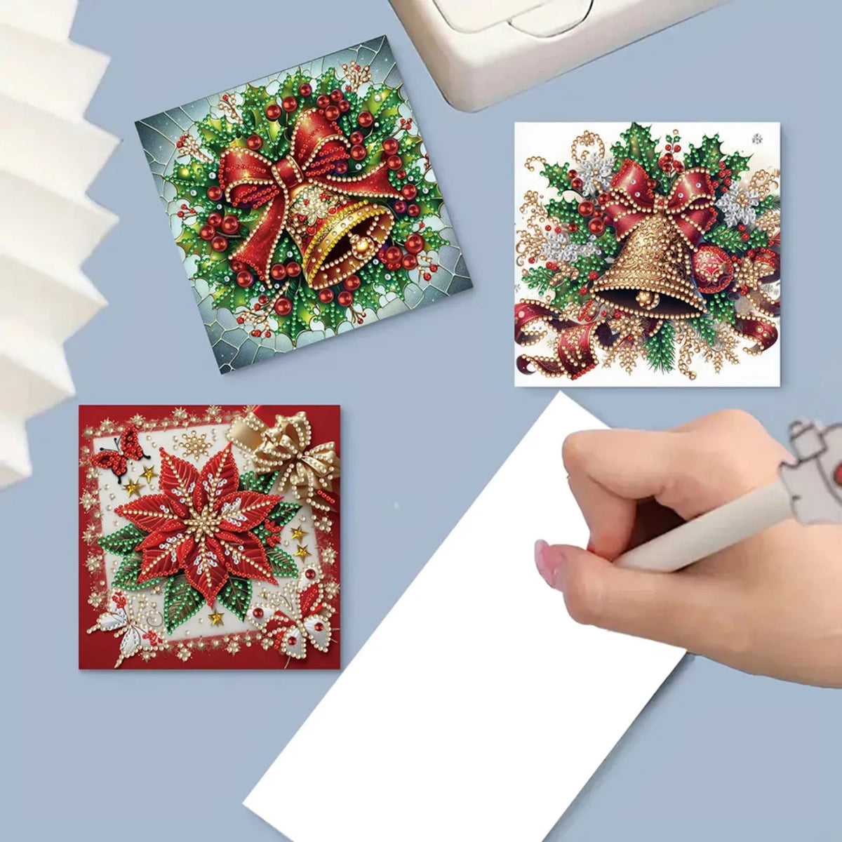 5D DIY Diamond Art Painting Greeting Card Set – 6 Pack DIY Greeting Card Kit Babs
