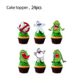 Ghostbusters Birthday Party Decoration Set – Kids Supplies Kids Party Supplies Babs 24pcs cupcake topper