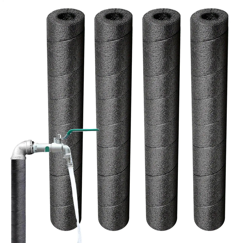 4-Pack Foam Pipe Insulation Tube Covers – Rods & Railings Foam Pipe Insulation Babs