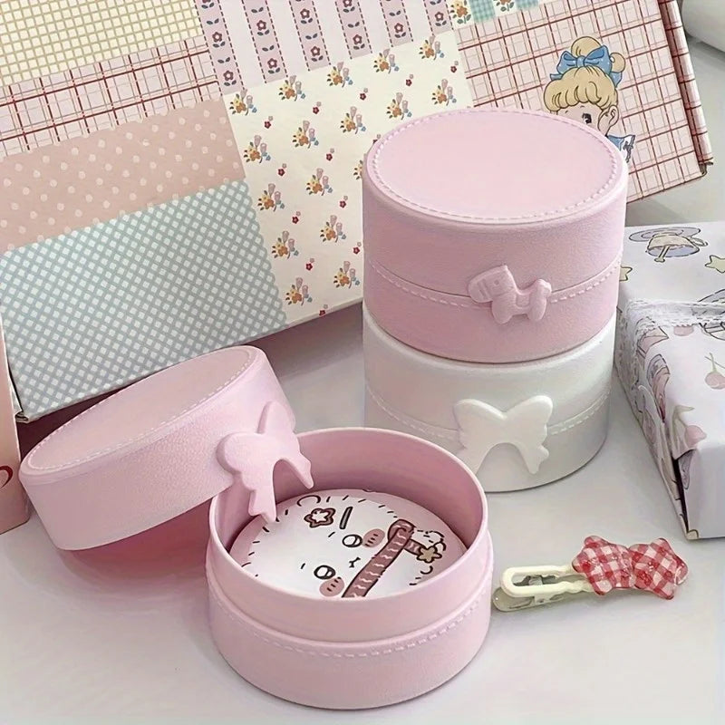 Bowknot Jewelry Organizer Box with Lid – Desktop Storage Jewelry Organizer Box Babs