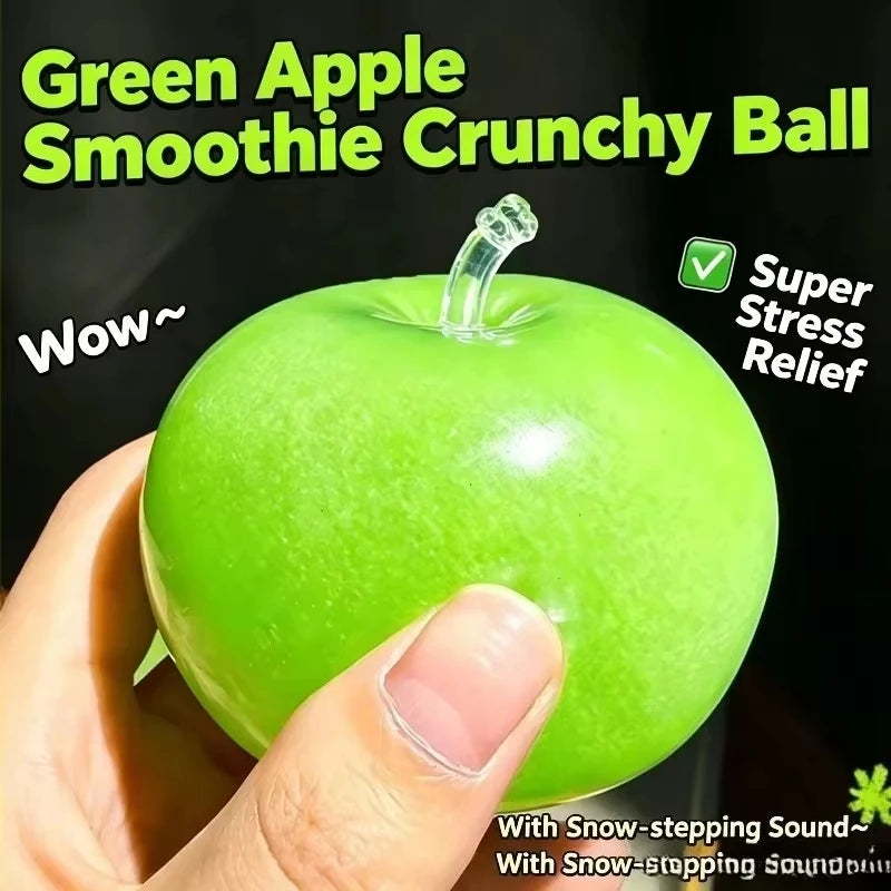 Squishy Green Apple Squeeze Ball – Fidget Sensory Party Gift Fidget Squeeze Toy Babs