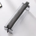 Transparent Mesh Pencil Case | Large Capacity Nylon Stationery Bag Mesh Pencil Case Babs Ash