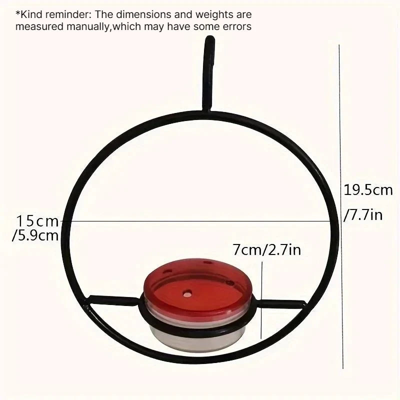 Hanging Hummingbird Feeder – Bee-Proof for Yard & Garden Hanging Bird Feeder Babs black