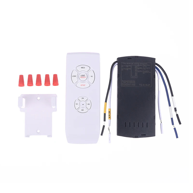 Ceiling Fan Remote Control Kit – 3-Speed, Timer, 85–240V Fan Remote Control Kit Babs