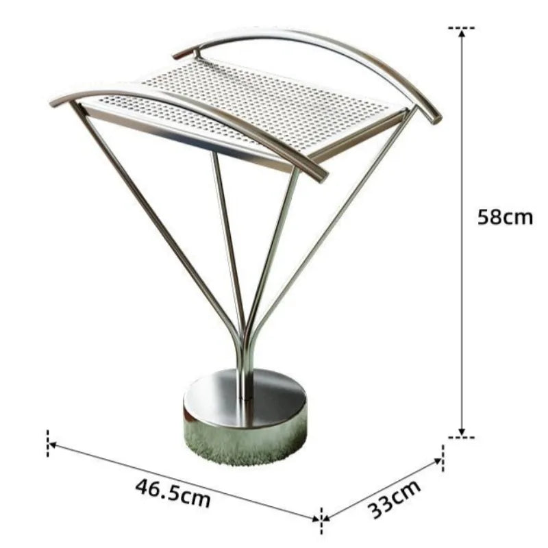 Modern Stainless Steel Coffee Table – Minimalist Living Room Side Table Coffee Side Table Babs