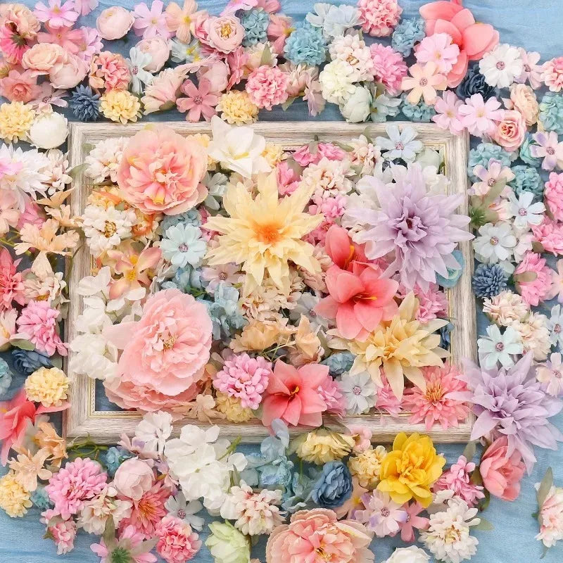 20Pcs Silk Artificial Rose Flowers – Wedding & Home Decor Artificial Silk Flowers Babs