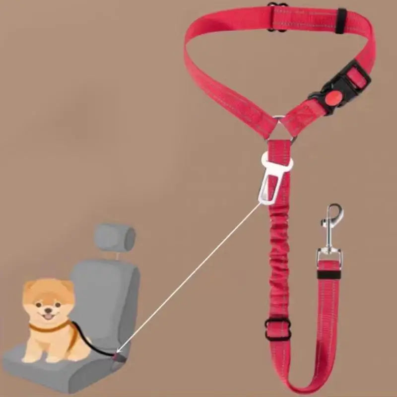 2-Pack Pet Seat Belt Clip & Buckle Lock for Dogs & Cats Pet Seat Belt Clip Babs