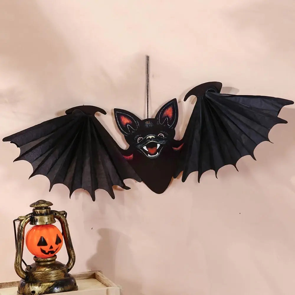 Halloween Paper Pendants – Bat, Ghost, Pumpkin Decorations Halloween Party Decoration Babs Style A