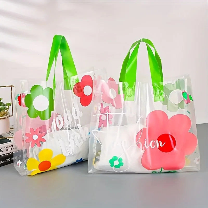 Thank You Gift Bags – Plastic Tote Bags for Retail & Parties Plastic Gift Bags Babs