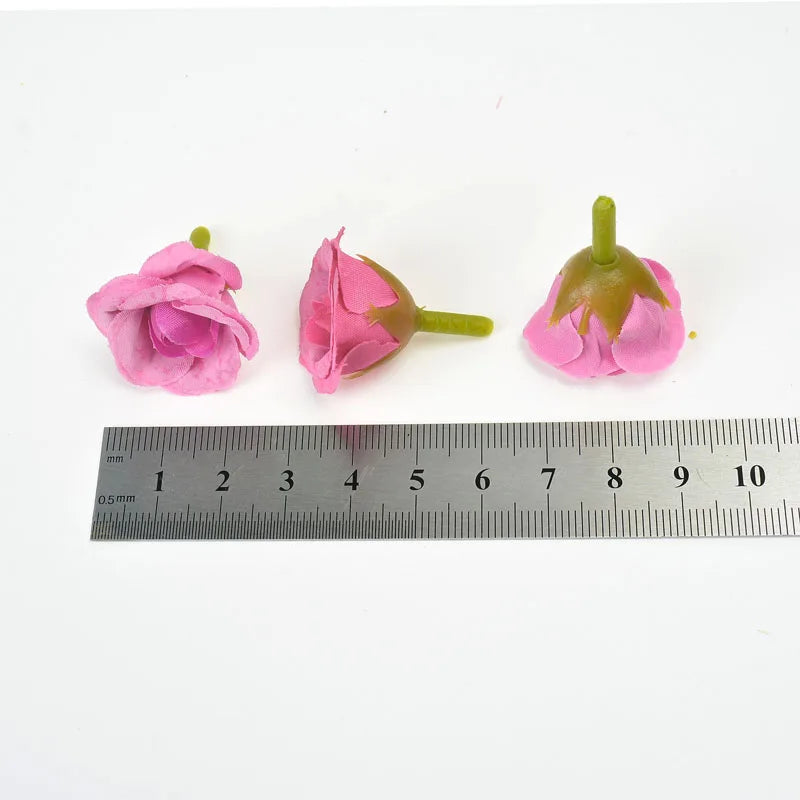 30/50Pcs Silk Artificial Rose Heads – Wedding & Party Décor Artificial Silk Flowers Babs