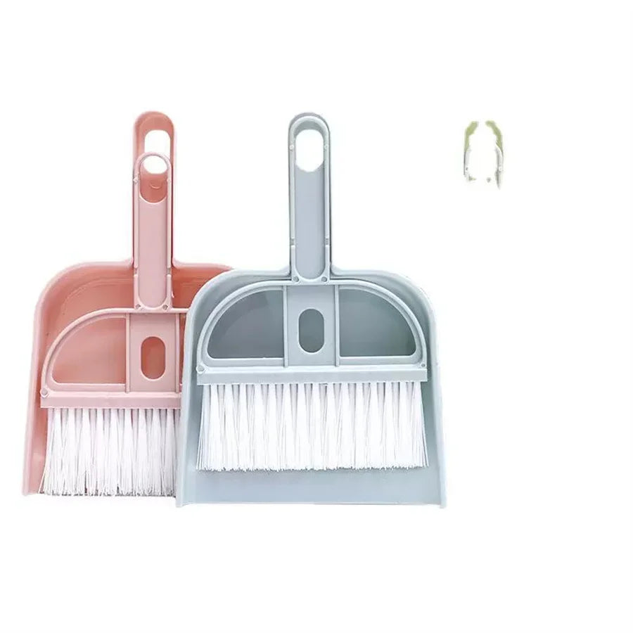 Candy-Colored Pet Broom & Dustpan Set – Mini Poop Scooper Pet Cleaning Set Babs