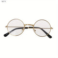 Baby Photography Prop Flat Glasses – Newborn Studio Shoot Baby Photo Prop Babs Plastic Gold