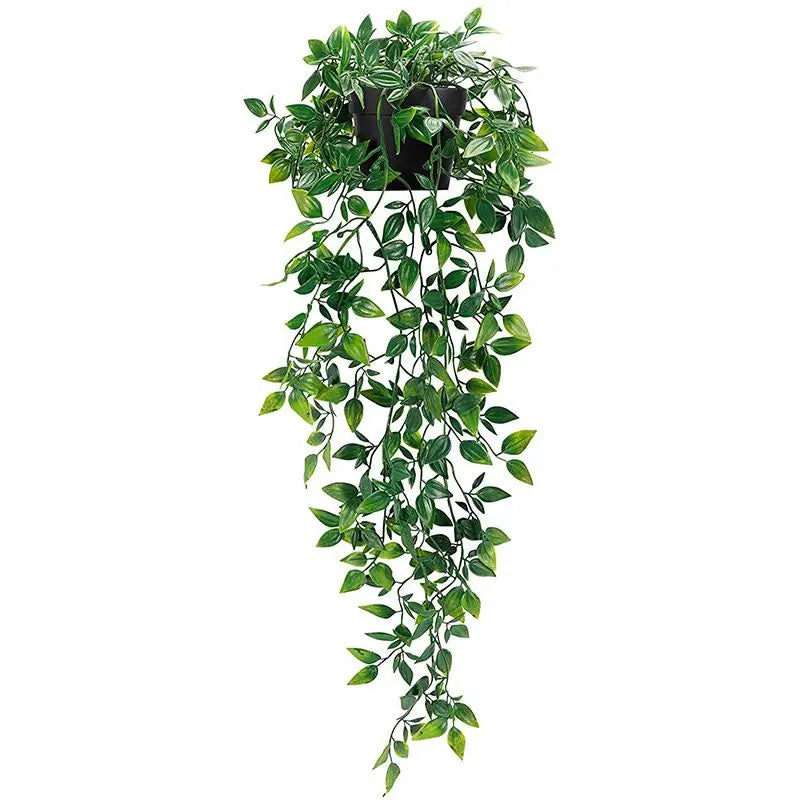 Artificial Ivy Plant with Pot – Wall Hanging Vine Decor Artificial Vine Plant Babs green 3pcs