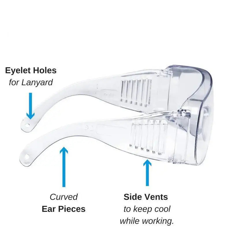 Anti-Fog PC Safety Glasses – Dustproof, Windproof, Splash Guard Safety Glasses Babs