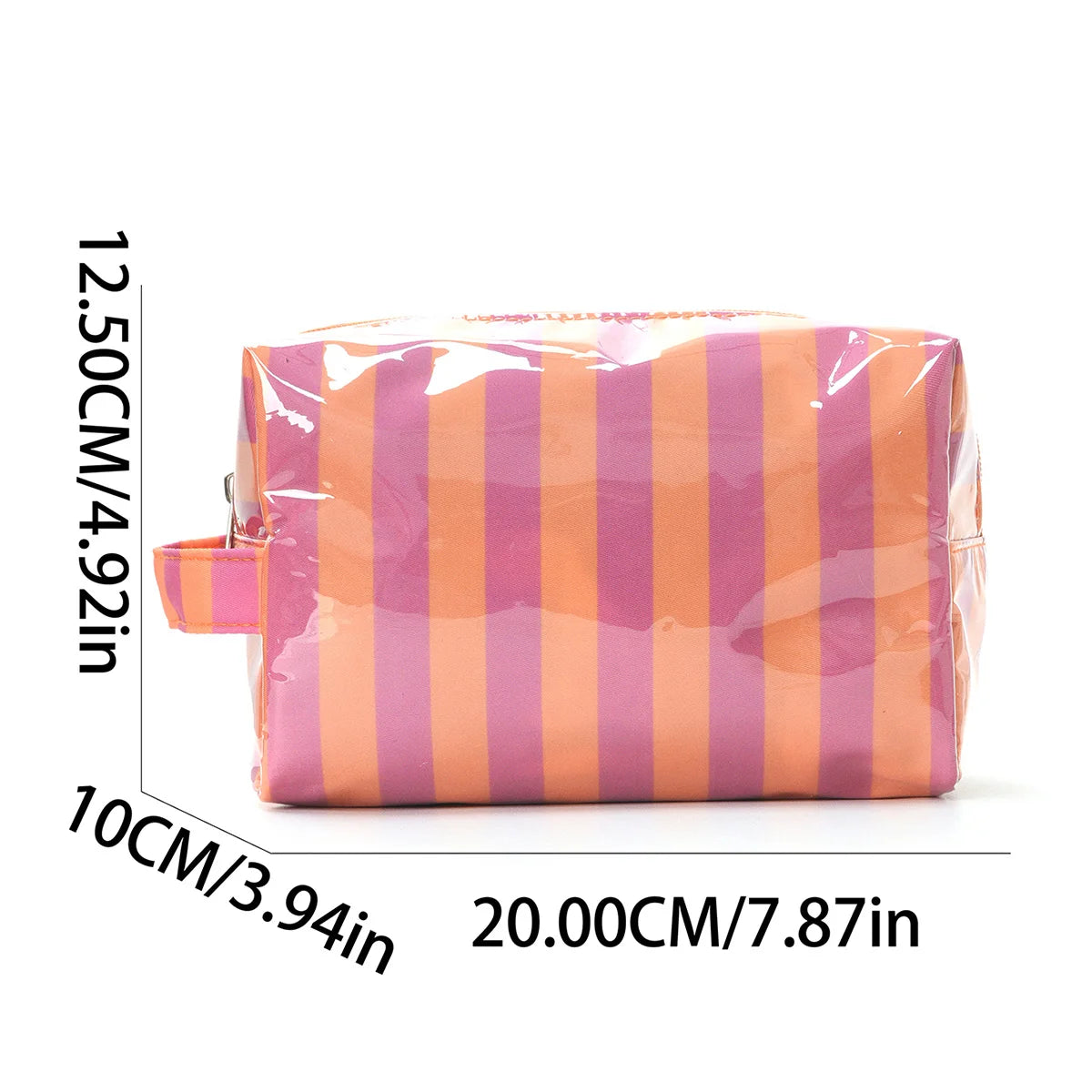 Striped Women's Travel Toiletry & Makeup Organizer Bag Travel Cosmetic Bag Babs