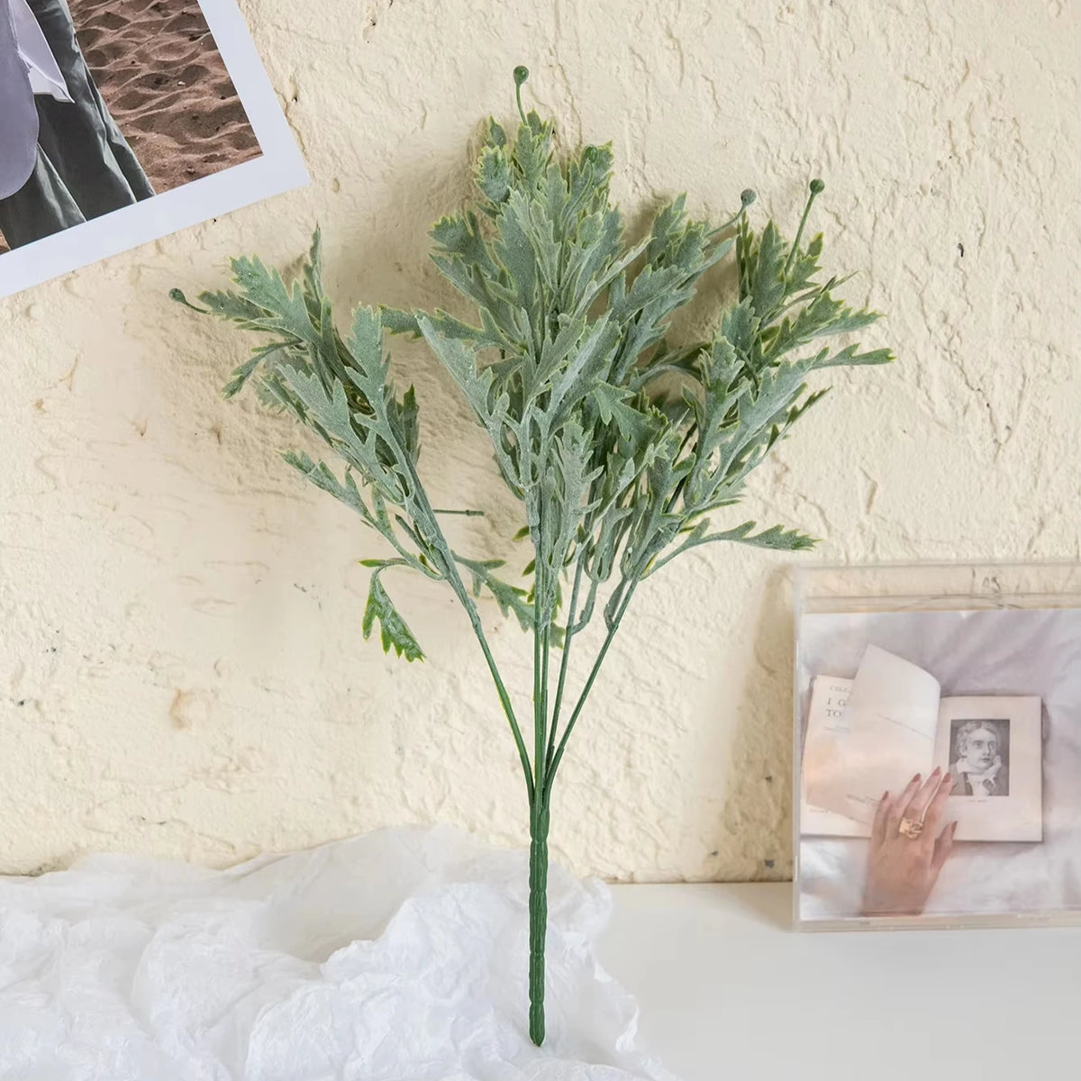 Artificial Chrysanthemum Leaf Filler – Wedding & Wreath Décor Artificial Flower Filler Babs