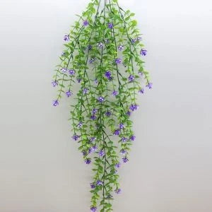 4-Pack Artificial Eucalyptus Camellia Vine – Autumn DIY Decor Artificial Floral Vine Babs PURPLE 4 pcs