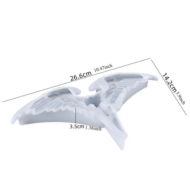 DIY Crow Skull Gothic Silicone Epoxy Resin Mold – Eagle Wings Silicone Resin Mold Babs