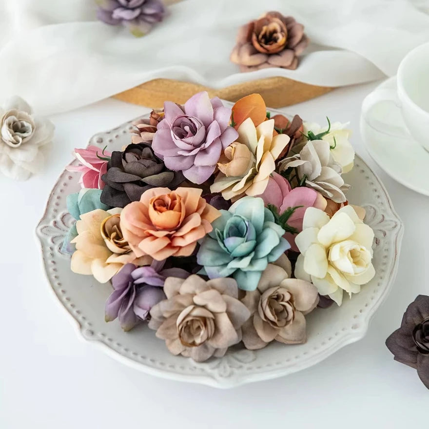 Silk Narcissus Artificial Flowers 30/50pcs – Wedding & Home Decor Artificial Silk Flowers Babs