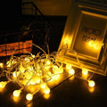 10M LED Ball Fairy String Lights – USB/Battery Garden & Wedding LED String Lights Babs 10M 80Leds Warm White USB Plug