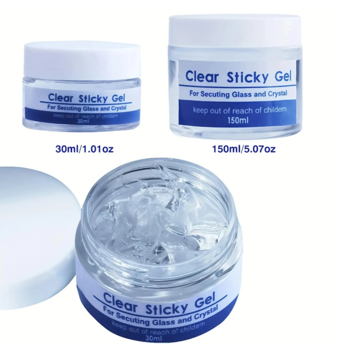 Crystal Clear Museum Wax – Reusable Adhesive Gel for Collectibles Museum Adhesive Wax Babs
