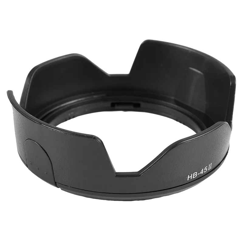 HB-45 II Bayonet Lens Hood for Nikon 18-55mm VR 2-Pack Camera Lens Hood Babs Black
