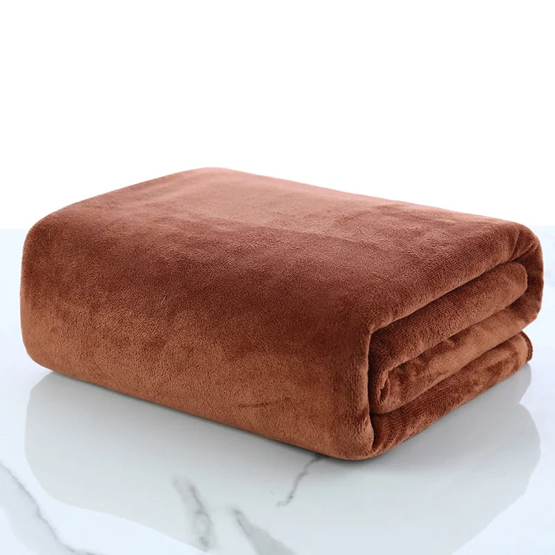 Super Large Thick Microfiber Bath Towel – Quick-Dry & Soft Microfiber Bath Towel Babs coffee 35X75CM