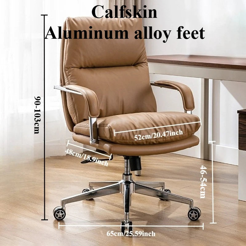 Modern Ergonomic Office Chair – Adjustable Swivel Desk Chair Ergonomic Office Chair Babs Yellow