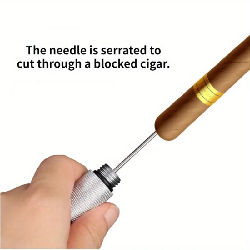 Double-Ended Cigar Pick Tool – Serrated Needle & Ventilator Cigar Pick Tool Babs