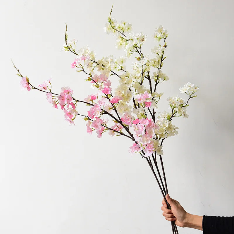 109cm Artificial Cherry Blossom Silk Branch | Sakura Decor Artificial Flower Branch Babs