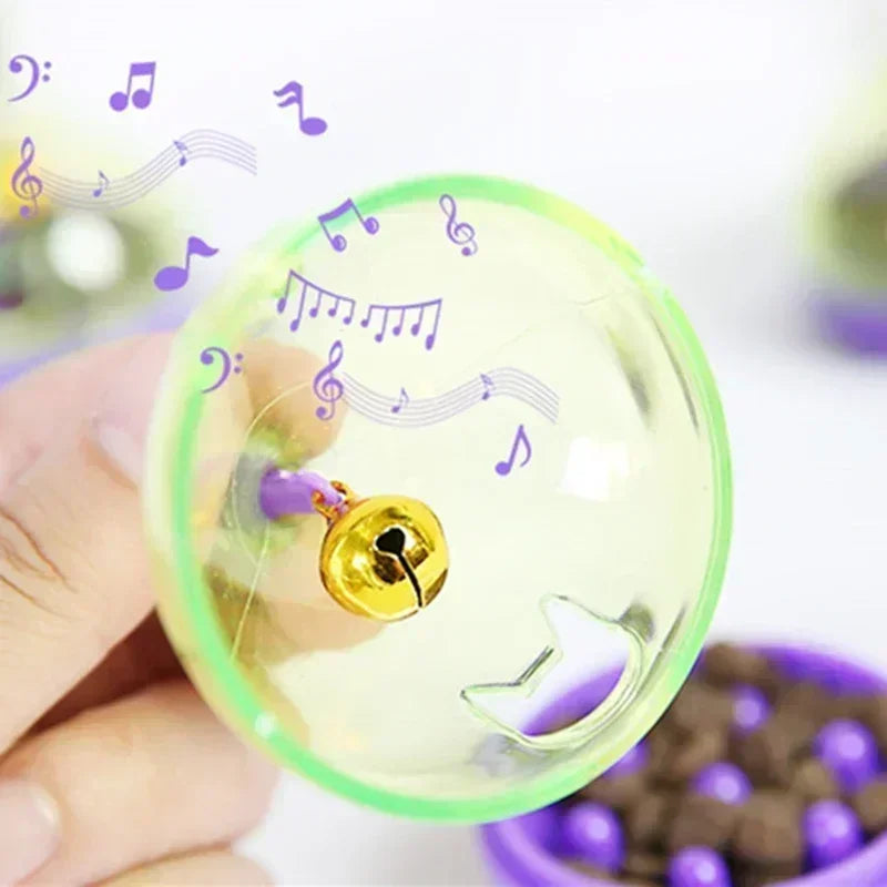 Interactive Cat Treat Ball Tumbler Slow Feeder Toy Cat Treat Feeder Toy Babs