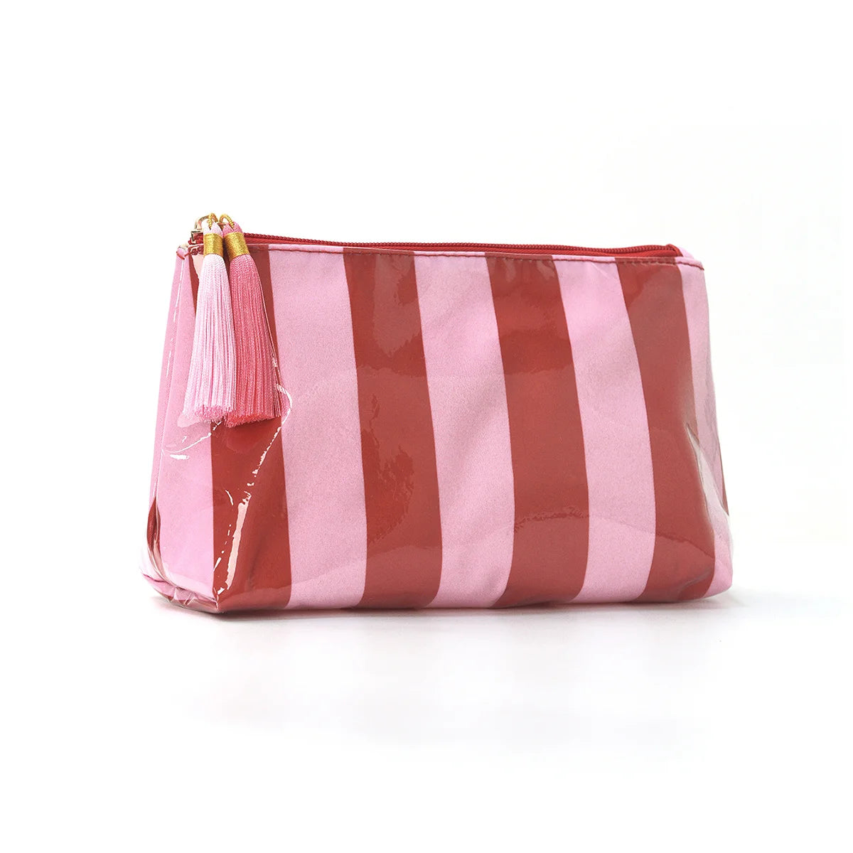 Women's Travel Makeup Bag – Padded Waterproof Cosmetic Pouch Cosmetic Organizer Bag Babs Pink-red
