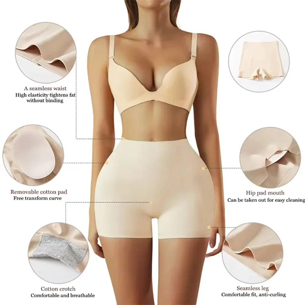Padded Butt Lifting Panties – Hip Enhancer Seamless Shapewear Shapewear Panties Babs
