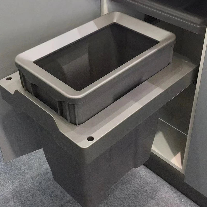 Built-In Kitchen Trash Can Large Capacity Recycle Dustbin Built-In Trash Can Babs