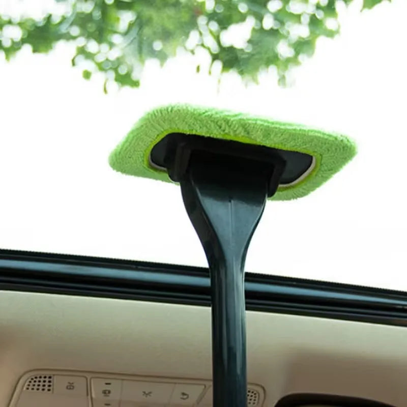 3-Piece Car Window Cleaning Wand Set with 2 Replacement Cloths Car Window Cleaning Set Babs