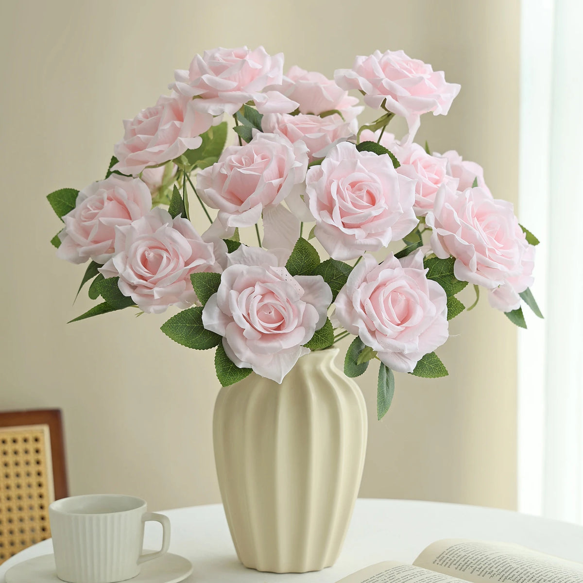 Artificial Silk Rose Bouquet for Wedding & Home Décor Artificial Flower Bouquet Babs