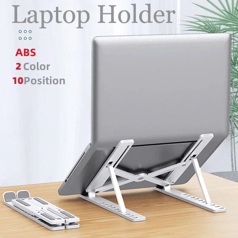 Foldable Adjustable Laptop Stand – ABS Notebook Stand for MacBook Laptop Stand Babs