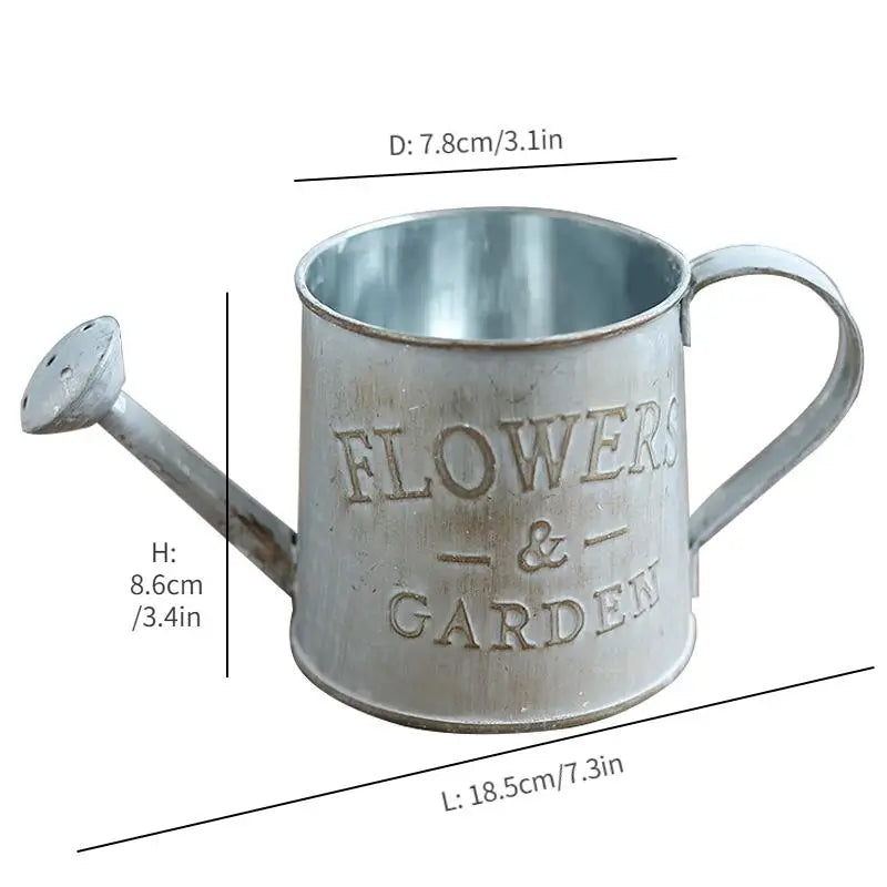 Iron Retro Flower Vase & Plant Pot – Home & Garden Decor Decorative Flower Vase Babs