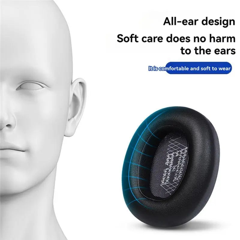 JBL LIVE 650BTNC 660NC Replacement Ear Pads – Dark Blue Headphone Ear Pads Babs