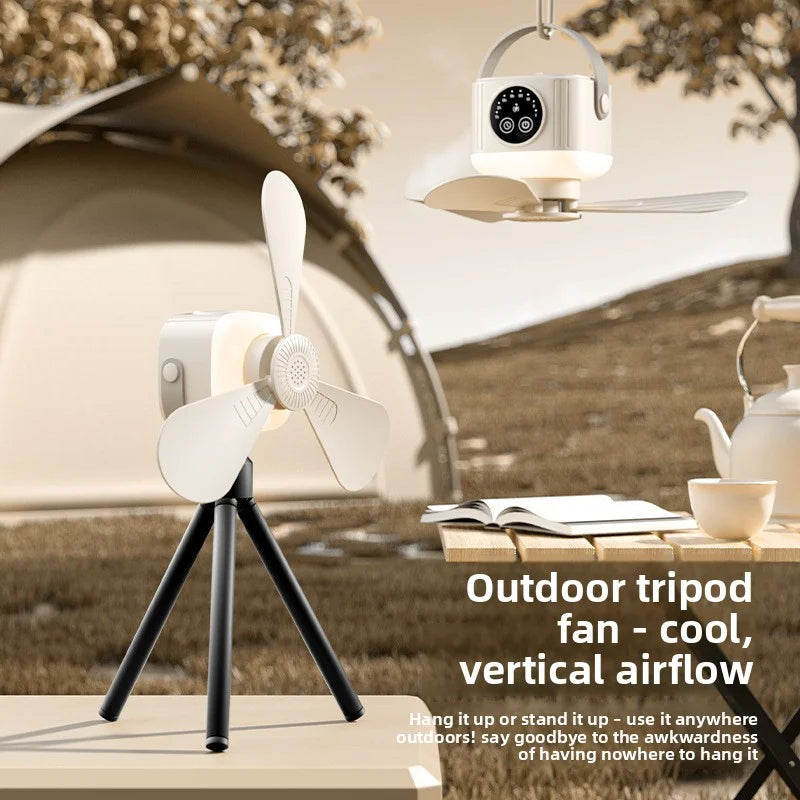 RTONTR Wireless Rechargeable Ceiling Fan – LED & Remote Portable Ceiling Fan Babs