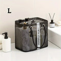 Foldable Mesh Shower Caddy Tote – Dorm Room Essential Shower Caddy Tote Babs L-Black