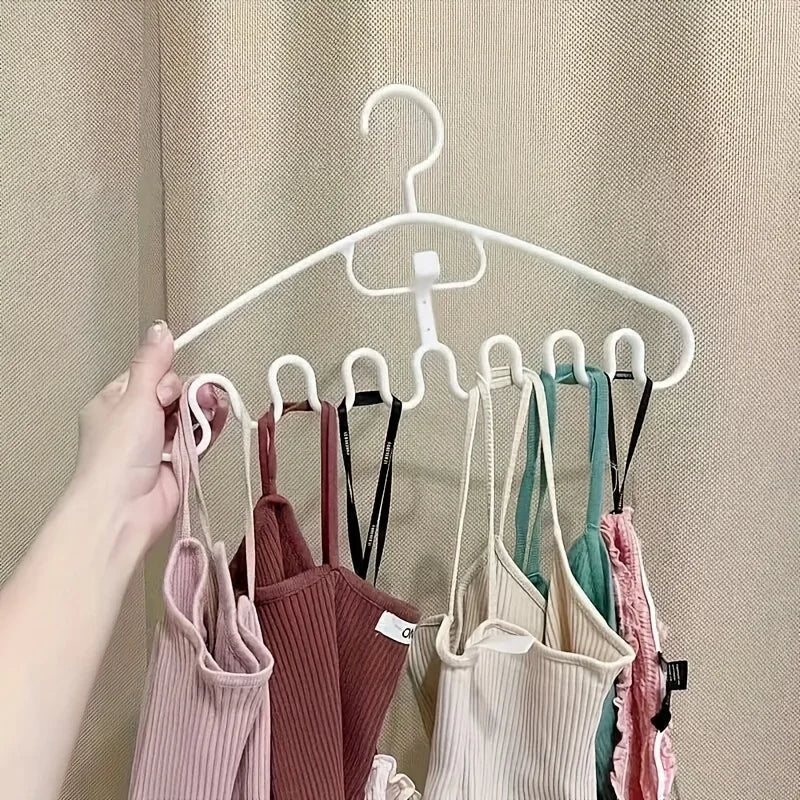 2pcs Plastic Clothes Hangers with Adjustable Clips – Space-Saving Clothes Hangers Babs