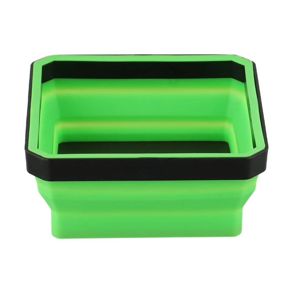 Collapsible Magnetic Screw Tray – 4.5" Silicone Parts Organizer Magnetic Parts Tray Babs